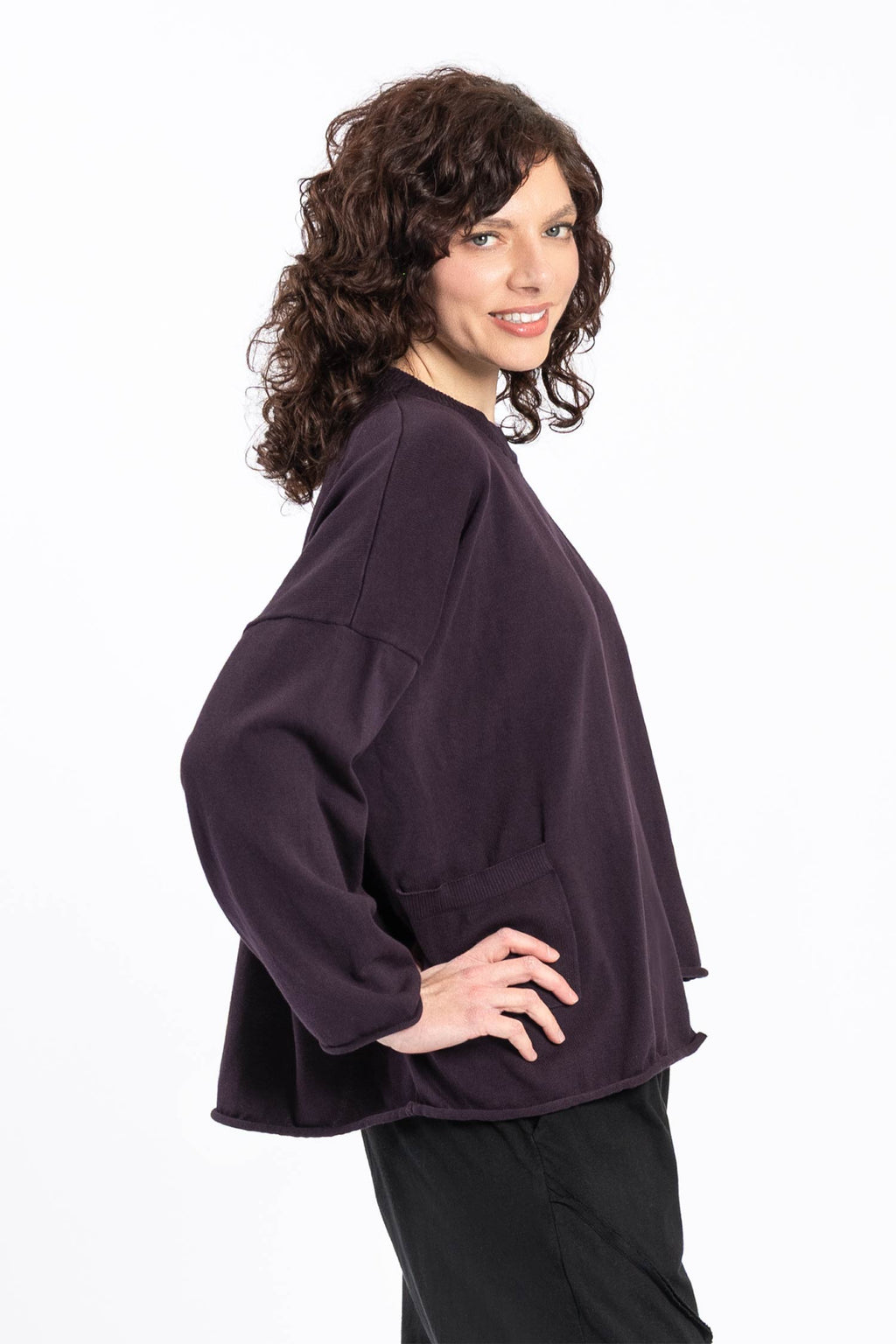 売れ筋商品|||ジェイエムコレクション ニット&セーター アウター レディース Women's Printed Mixed-Media Sweater, Exclusively at Macy's Blue a Combo Jeff Sweater | Cynthia Ashby