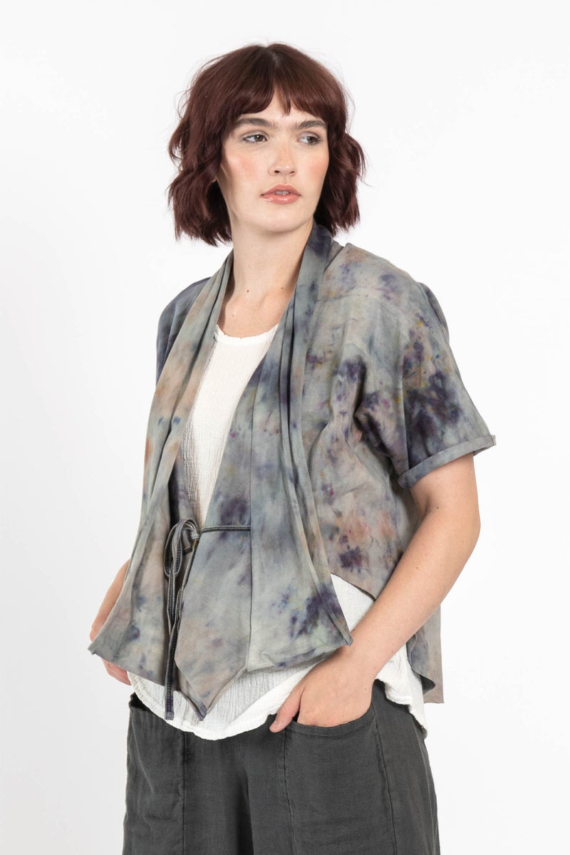 Tie-Front Crop Jacket