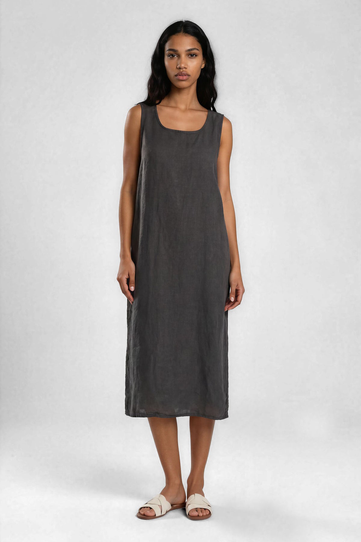 slip dress linen Slip Dress